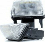 Einparts Toyota Auris Avensis Corolla License Plate Lights LED 2006 2012 2 Pieces