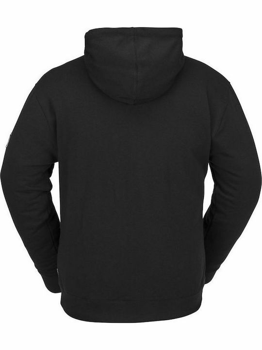 Volcom Men's Sweatshirt with Hood and Pockets Black