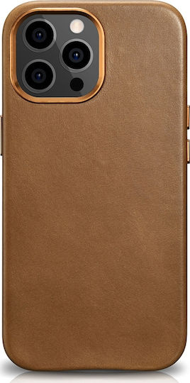 iCarer Oil Wax Back Cover Piele Maro (iPhone 13 Pro)