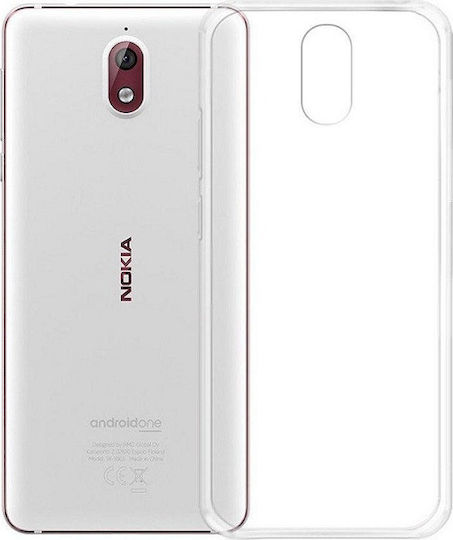Back Cover Σιλικόνης Διάφανο (Nokia 1 Plus)