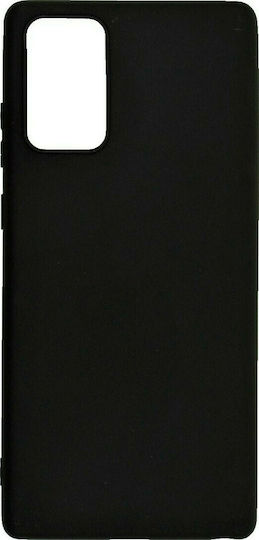 Matt Back Cover Silicone 1.2mm Black (Galaxy Note 20)