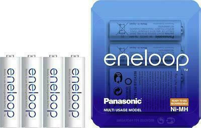 Panasonic Eneloop Storage Case Wiederaufladbare Batterien AA Ni-MH 1900mAh 1.2V 4Stück