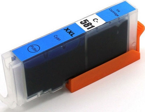Premium Compatible Inkjet Printer Ink Canon CLI-581 XXL 12.2ml Cyan 1pcs