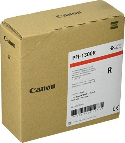 Canon PFI-1300 Original InkJet Printer Ink Red (0819C001)