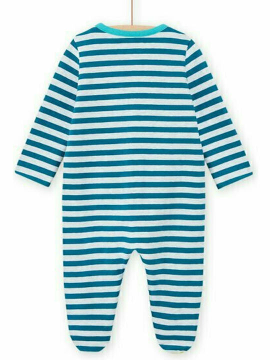 Dpam Baby Bodysuit Set Long-Sleeved Blue