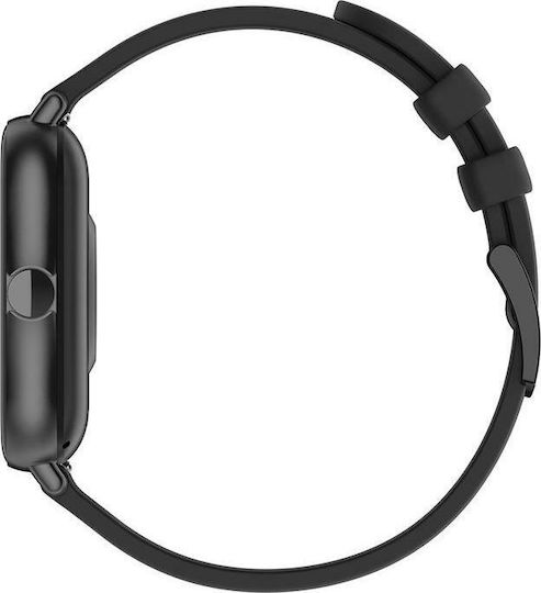 Colmi P8 Plus GT 45mm Smartwatch με Παλμογράφο (Μαύρο)