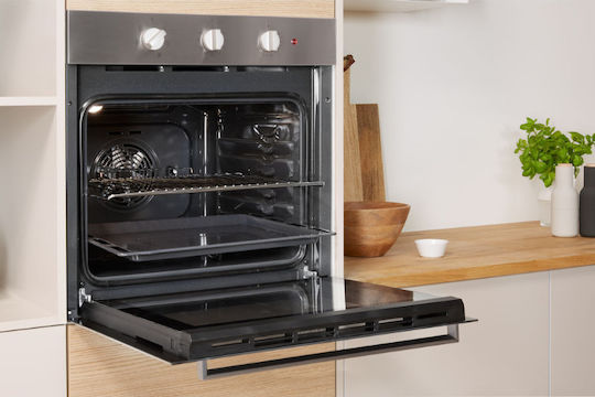 Indesit Φούρνος άνω Πάγκου 71lt Π59.5εκ. Inox