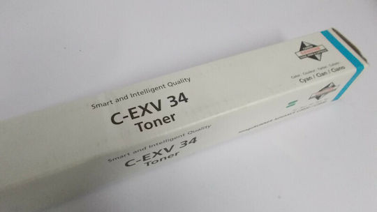 Canon C-EXV34 Γνήσιο Toner Laser Εκτυπωτή Κυανό 19000 Σελίδων (3783B002)