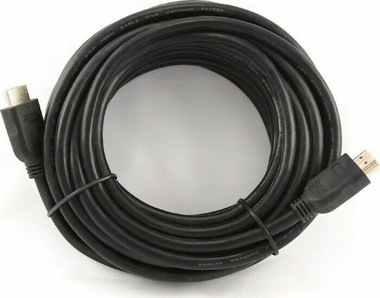 Cablexpert HDMI 1.4 High Speed 1080p 120Hz Cable HDMI male - HDMI male 15m Μαύρο