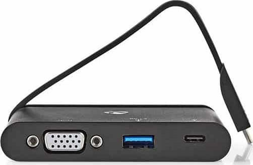 Nedis USB-C Stație de andocare cu PD Negru (TCARF220BK)