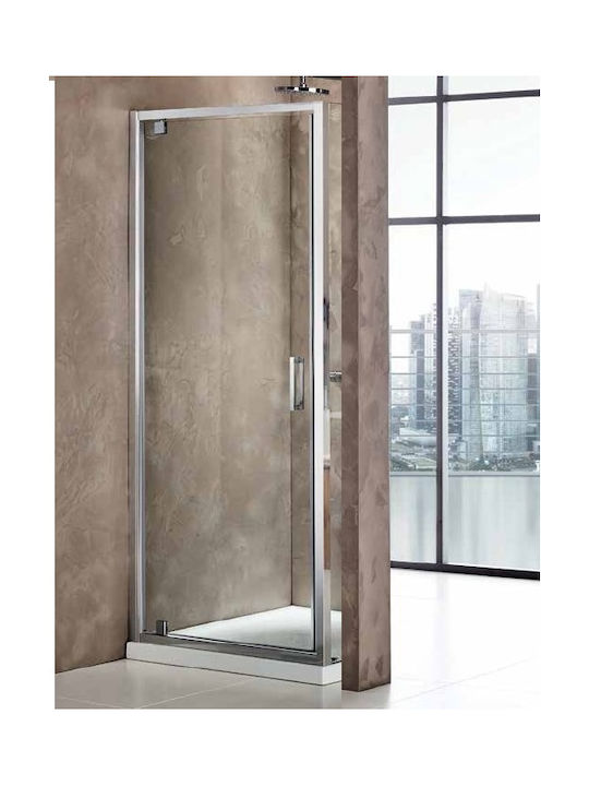 Axis Pivot PX90C-100 Shower Screen for Shower with Hinged Door 87-91x185cm Clean Glass