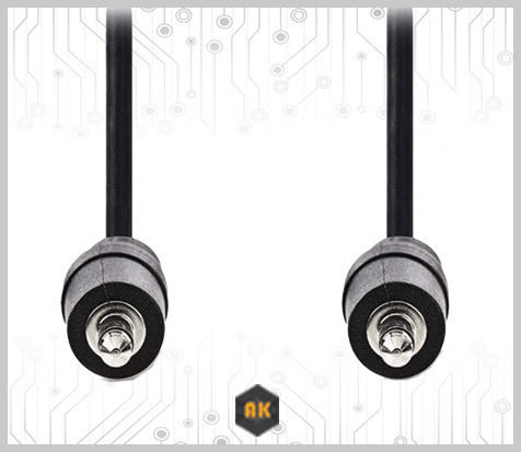 Nedis 3,5mm Klinkenkabel Male - 3,5mm Klinkenstecker Typ 3,5 mm Schwarz 0,5m