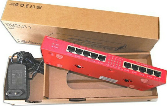 MikroTik RB2011iLS-IN Router με 10 Θύρες Gigabit
