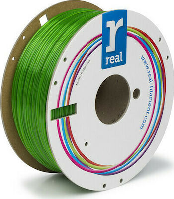 Real Filament PETG 3D Printer Filament 1.75mm Green 1kg