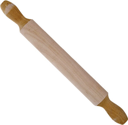 HOMie Wooden Kitchen Rolling Pin 42cm Diameter 4cm