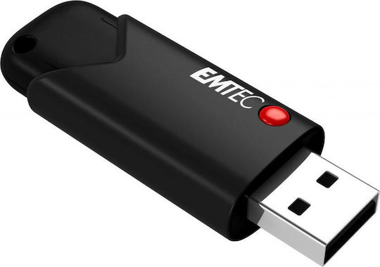 Emtec Click Secure 32GB USB 3.2 Stick Μαύρο