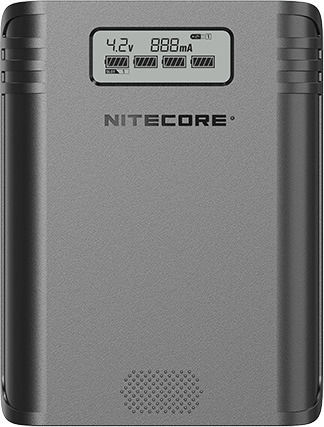 NiteCore F4 USB Φορτιστής 4 Μπαταριών Li-ion Μεγέθους 18650