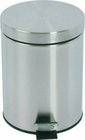 Karag Hotel GA-8805S Inox Bathroom Basket 5lt Satine