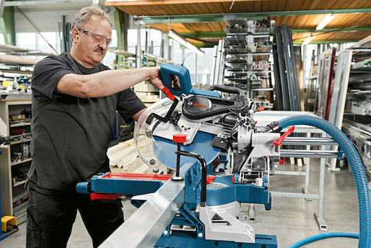 Bosch GCM 12 SDE Professional Kapp- und Gehrungssäge Elektrisch 1800W Schiebesäge Scheibendurchmesser 305mm