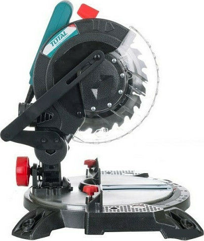 Total Miter Saw Electric with Power 1400W, Cutting Disc Diameter 210mm & Cutting Speed 5rpm