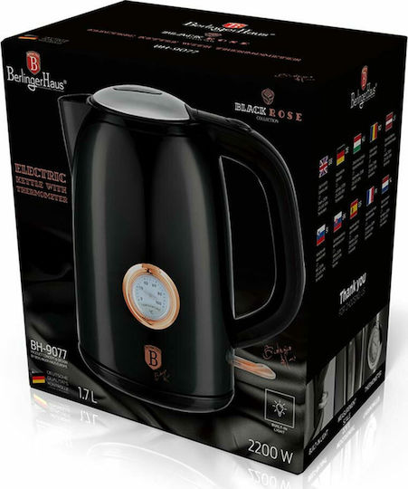 Berlinger Haus Βραστήρας 1.7lt 2200W Μαύρος