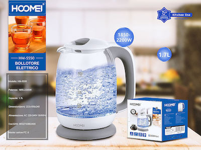 Hoomei Kettle 1.7lt 2200W White