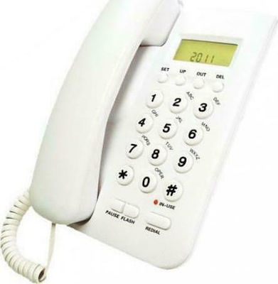 SKH-300CID Office Corded Phone White