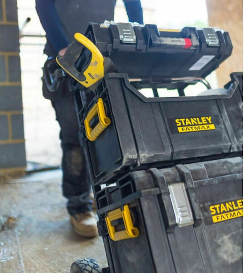 Stanley Transport-Wagen Folding for Load Weight up to 120kg in Schwarz Color