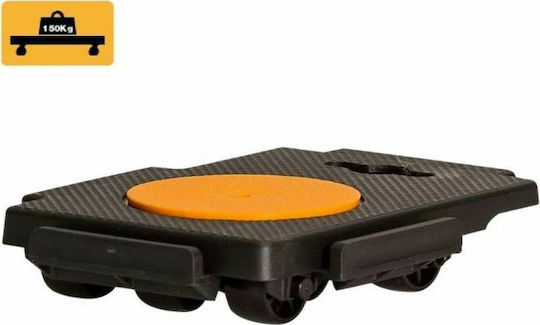 ArtPlast Mobile Base με 8 Τροχούς for Weight Load up to 150kg Black