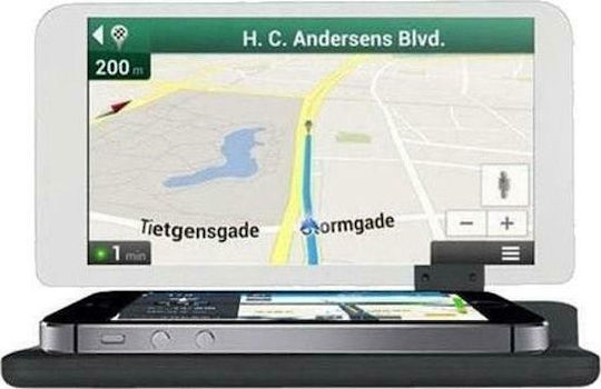 Gembird Μεγεθυντής Οθόνης Κινητού Head Up Display σε Μαύρο χρώμα