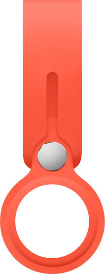 Apple Loop Keychain Case Silicone for AirTag Electric Orange