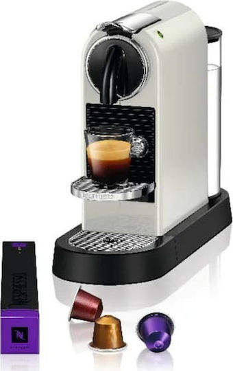 De'Longhi Citiz Pod Coffee Machine Nespresso Pressure 19bar White