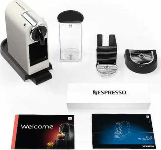 De'Longhi Citiz Pod Coffee Machine Nespresso Pressure 19bar White