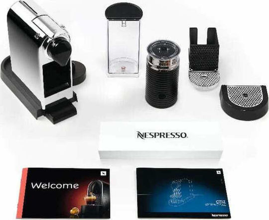 De'Longhi Citiz & Milk Pod Coffee Machine Nespresso Pressure 19bar with Milk Frother Black