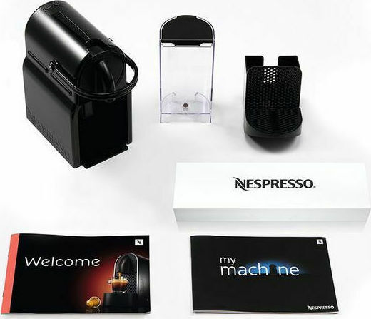 De'Longhi Inissia Pod Coffee Machine Nespresso Pressure 19bar with Milk Frother Black