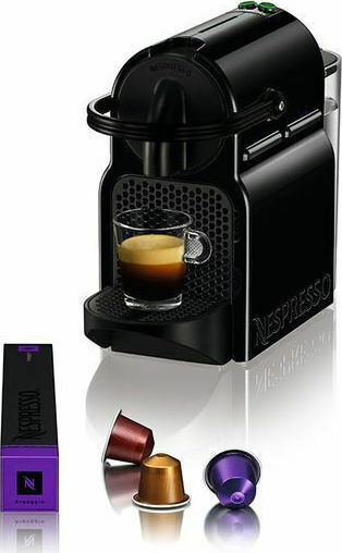 De'Longhi Inissia Pod Coffee Machine Nespresso Pressure 19bar with Milk Frother Black