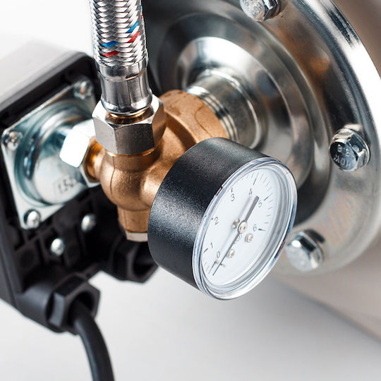 Nakayama NP2105 Single Stage Single Phase Water Pressure Pump with 19 Litre Container 800W with Inox pump