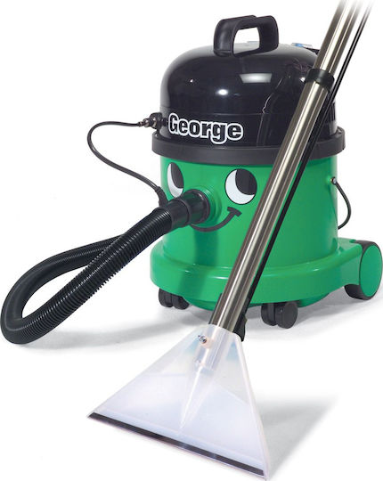 George GVE370 Wet-Dry Vacuum with Bio Cleaning 1060W with Plastic Drum 15L Green