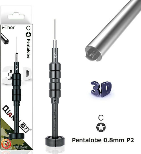 QianLi i-Thor 3D Type C Mύτη Pentalobe Screwdriver for Phone Repair