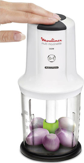 Moulinex Multi Moulinette Mini Chopper 500W mit Behälter 500ml Weiß