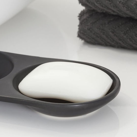 Sealskin Conical Bathroom Tray Настолен Съд за сапун Порцелан Черен