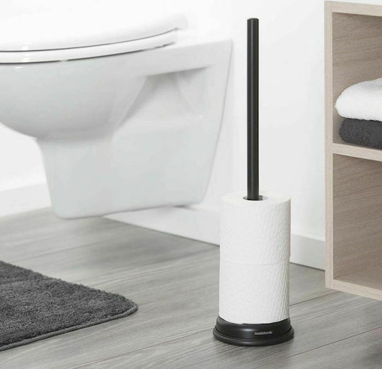 Sealskin Acero Toilet Rack Boden Papierhalter Metallisch Schwarz
