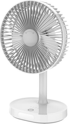 Platinet USB Office/Home Fan with Lighting Rechargeable Battery 3000mAh White PRDF0326