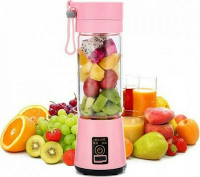 HM-03 Mini Blender for Smoothies 0.38lt Pink