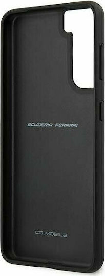 Ferrari Off Track Quilted Задна корица Пластмаса Черен (Galaxy S21+ 5G)