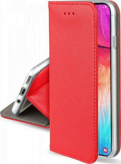 Book Piele artificială Roșu (Galaxy A32 4G -> Galaxy A32 4G)