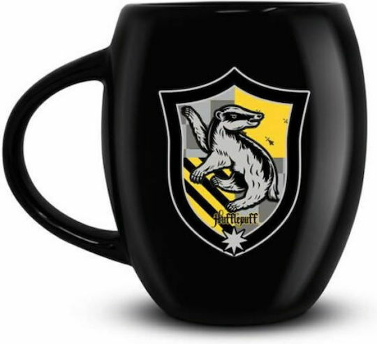 Pyramid International Hufflepuff Uniform Κούπα Κεραμική Μαύρη 425ml