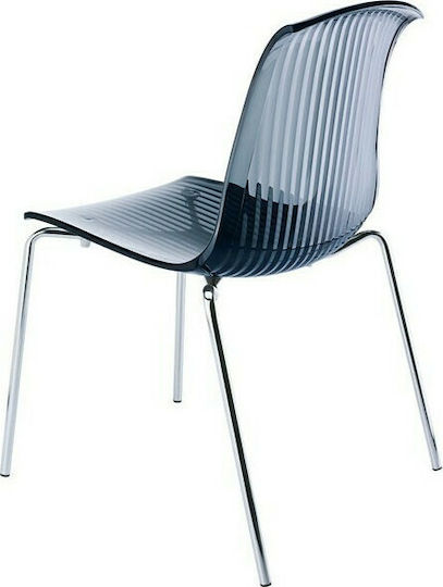 Allegra Καρέκλα Κουζίνας από Πολυπροπυλένιο Black 50x54x84εκ.