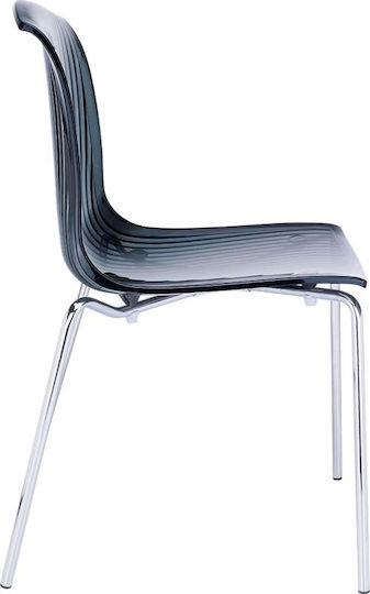 Allegra Καρέκλα Κουζίνας από Πολυπροπυλένιο Black 50x54x84εκ.