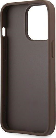Guess Back Cover Plastic Brown (iPhone 13 Pro Max)